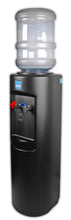 Load image into Gallery viewer, Commercial Grade Hot and Cold Bottled Water Cooler Dispenser Black Clover B7A
