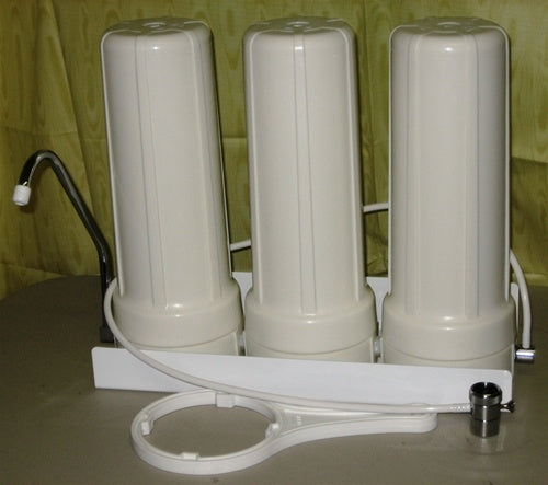 Counter Top KDF/GAC Water Filter With Doulton Ceramic & Fluoride Removal