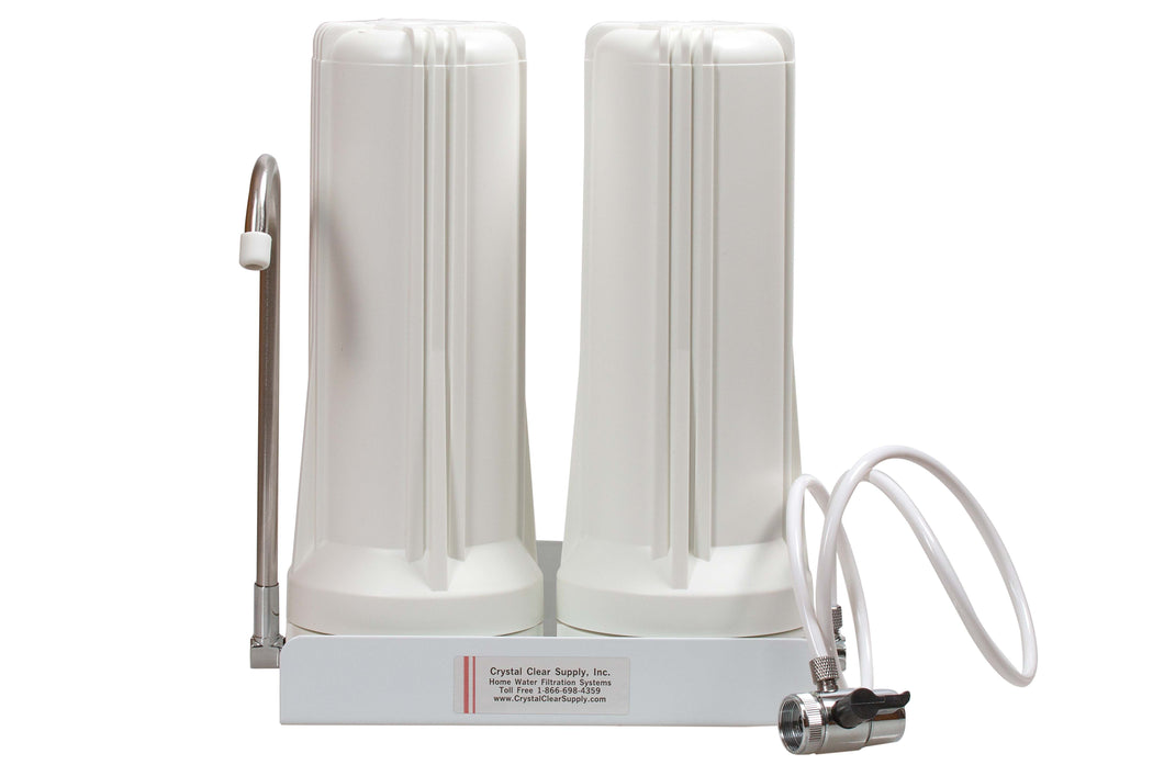 Countertop Sediment Removal Long Lasting KDF/GAC Water Filter System