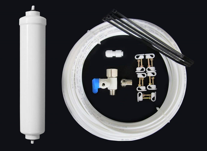 Water Cooler Installation Kit + Carbon Inline Filter