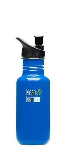 Klean Kanteen Stainless Steel Bottle 18oz Ocean Blue