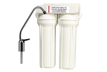 Load image into Gallery viewer, Double Undersink Kitchen  Water Filter KDF &amp; GAC with Sodium Removal Filter
